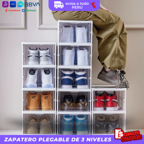 ZAPATERA PLEGABLE 3 NIVELES