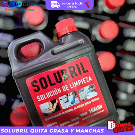 Solubril Quita Grasa y Manchas