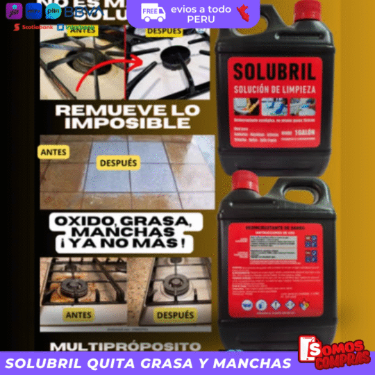 Solubril Quita Grasa y Manchas - Imagen 4
