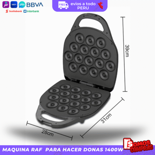 Maquina Para Hacer 16 Mini Donuts - Imagen 4