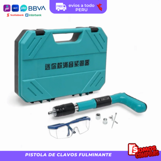 Pistola de clavos fulminante
