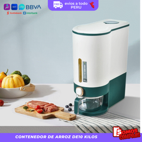 CONTENEDOR DE ARROZ DE10 KILOS