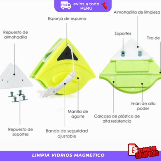 LIMPIA VIDRIOS MAGNETICO