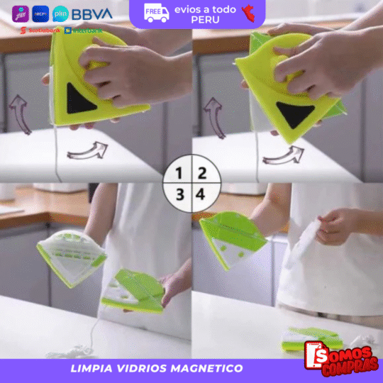 LIMPIA VIDRIOS MAGNETICO