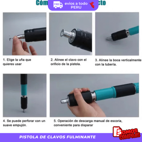 Pistola de clavos fulminante - Imagen 3