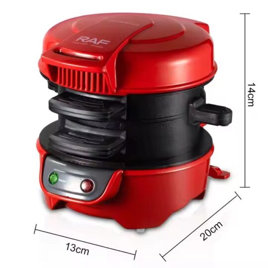 🍔 SANDWICHERA 3 EN 1 / BURGER MAKER – RAF R.666 - Imagen 4